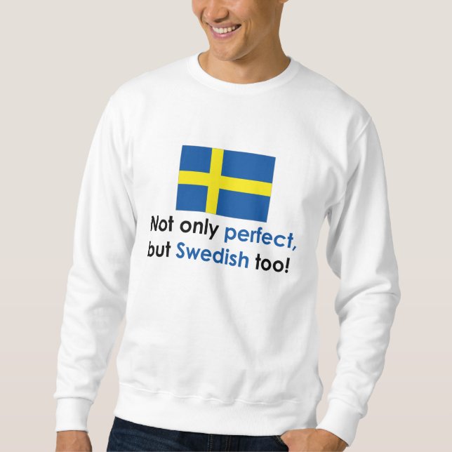 Perfekt svensk långärmad tröja (Framsida)