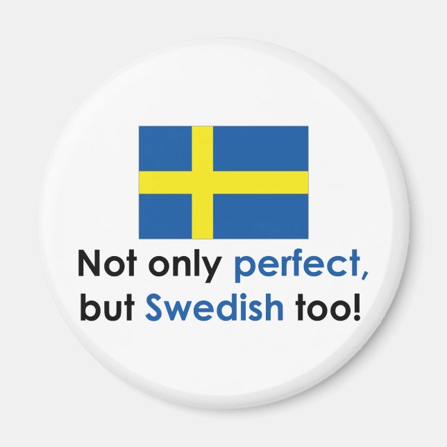 Perfekt Swede Magnet (Framsidan)