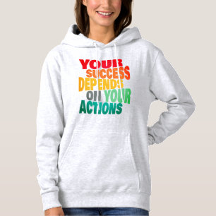 Perfekt Text Motivering Quotes Hoodie T Shirt