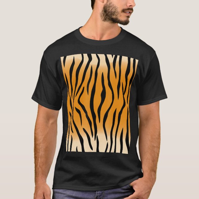 Perfekt Tiger Rand T Shirt (Framsida)