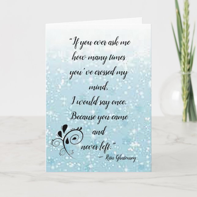 “Perfekt Tillsammans” Kärlekskort Kort (Framsida)