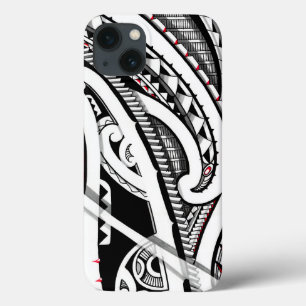 Perfekt tribal polynesiskt/maori-tatuering konst
