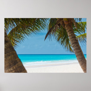 Perfekt Tropical Paradise Beach Poster