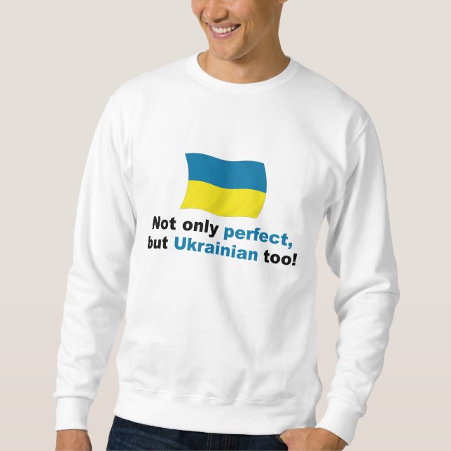 Perfekt ukrainare sweatshirt (Framsida)