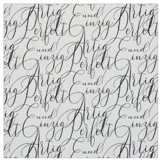 perfekt und einzigartig schwarz Handschrift Tyg