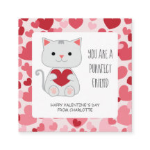Perfekt Vän Katt Klassrum Valentine