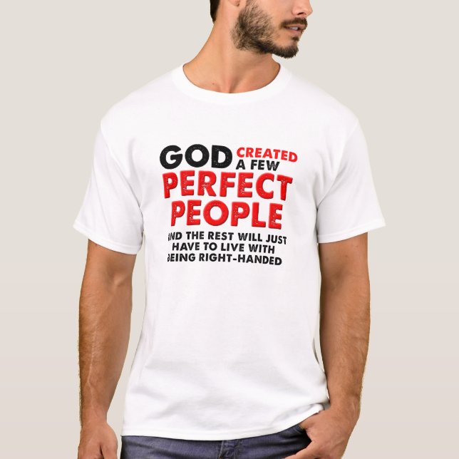 Perfekt vänsterhand Rollig t-shirt (Framsida)