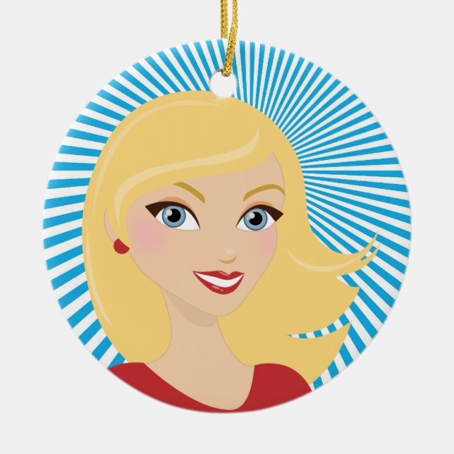 PERFEKT VÄRDINNA - SRF JULGRANSPRYDNAD KERAMIK (Framsidan)