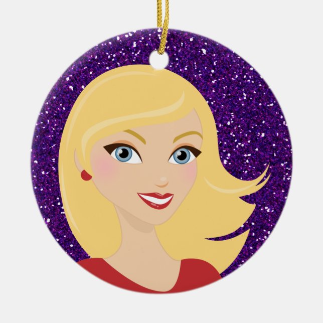 PERFEKT VÄRDINNA - SRF JULGRANSPRYDNAD KERAMIK (Framsidan)