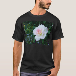 Perfekt White Rosa ros T Shirt