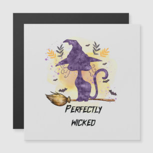 Perfekt Wicked - Lila Witch Cat Silhouette