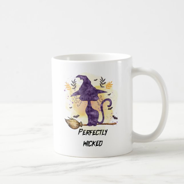 Perfekt Wicked - Svartvit. Kaffemugg (Höger)