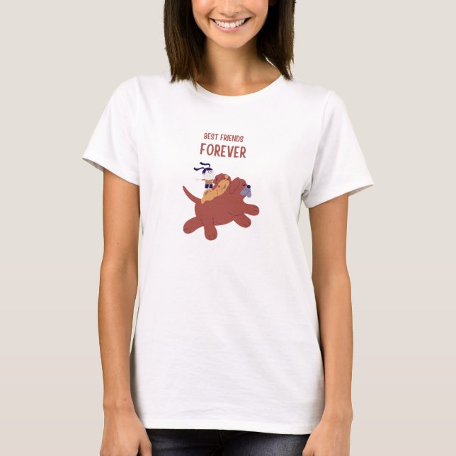 Perfekta mönster för hundälskare & husdjurspresent t shirt (Framsida)