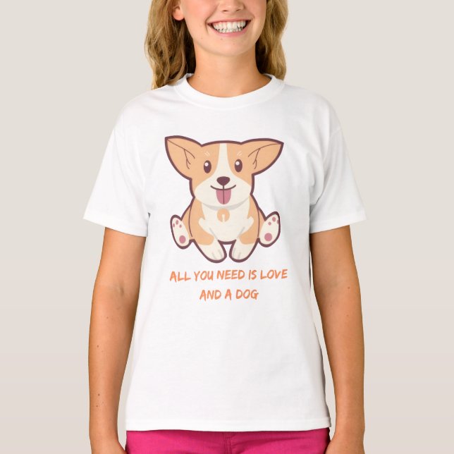 Perfekta mönster för hundälskare & husdjurspresent t shirt (Framsida)