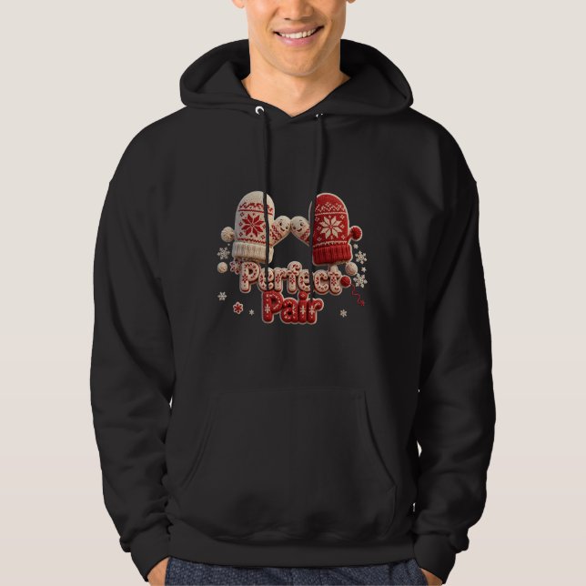 Perfekta Par Handskemössa Hoodie (Framsida)