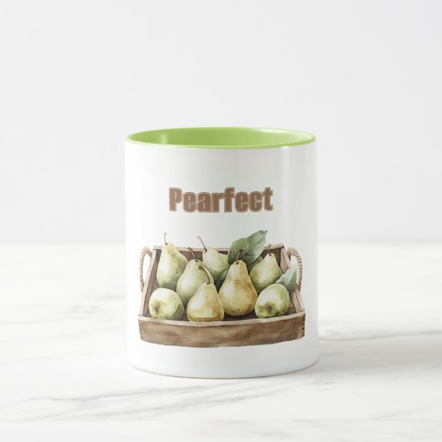 Perfekta päron Grönt frukt Mugg (Center)