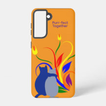 Perfekta Tillsammans Katter Galaxy Fodral – Orange