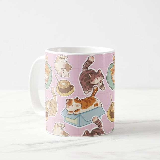 Perfekta vänner kaffemugg (Framsida vänster)