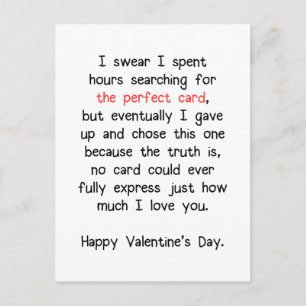 Perfekten Alla hjärtans dagskort Helg Vykort