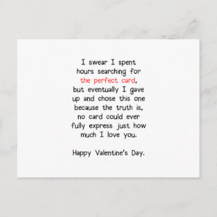 Perfekten Alla hjärtans dagskort Helg Vykort