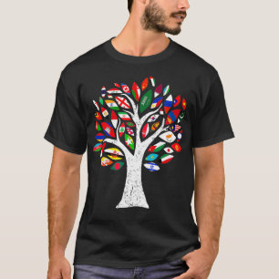 Perfekten Asia Karta Land Flagga Asian Pride  Ethn T Shirt