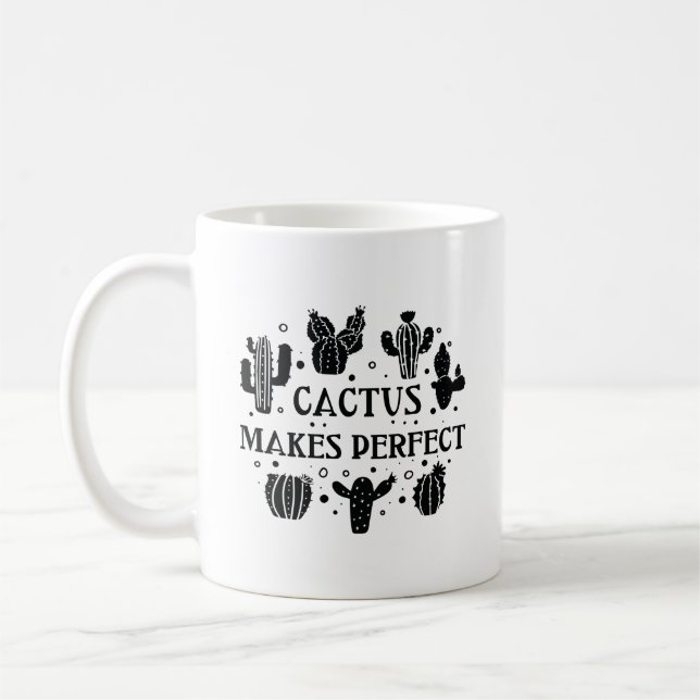 Perfekten Cactus Makes Kaffemugg (Vänster)