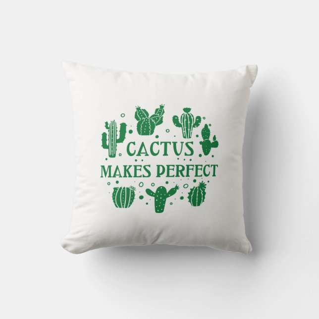 Perfekten Cactus Makes Kudde (Framsida)