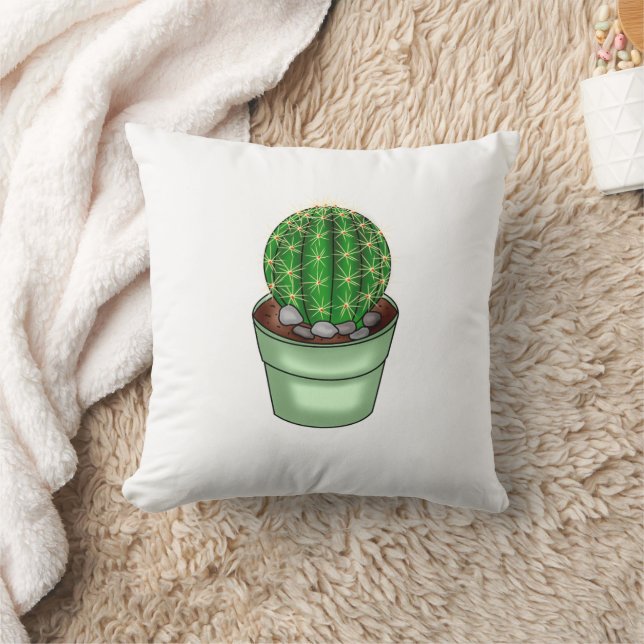 Perfekten Cactus Makes | Plant Pun Kudde (Filt)