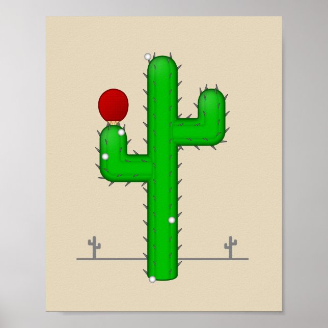 Perfekten Cactus Makes Poster (Framsidan)