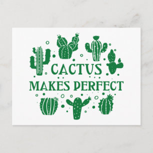 Perfekten Cactus Makes Vykort