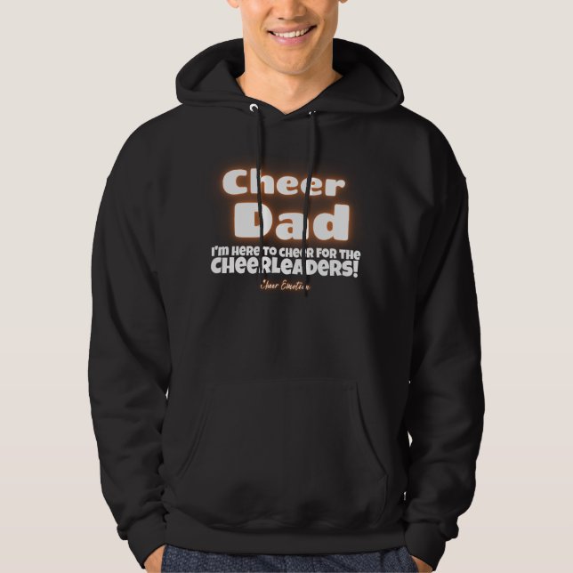 Perfekten Cheer Pappa Shirt Hoodie (Framsida)