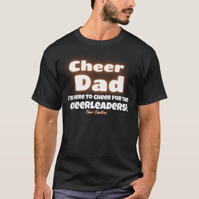 Perfekten Cheer Pappa Shirt T (Framsida)