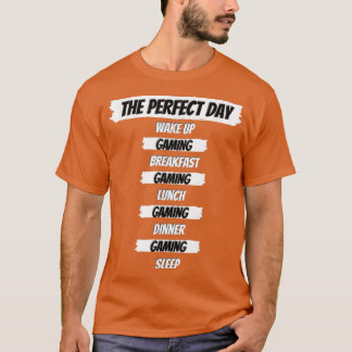 Perfekten Gaming Gamer Dag - en fin gåva T Shirt