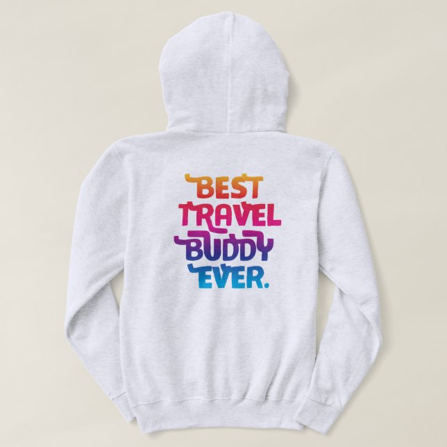 Perfekten Gift för Adventurous Soul Traveler Hoodie (Design baksida)