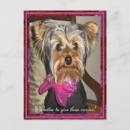 Perfekten Gift Vykort