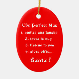 Perfekten Man-oval ornament