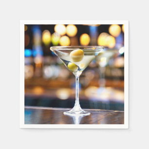 Perfekten Martini Napkins Pappersservett