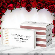 Perfekten matchar svart och vitt Bröllop