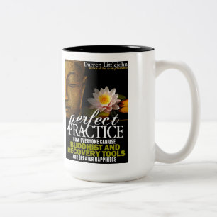 Perfekten övar kaffemuggen Två-Tonad mugg