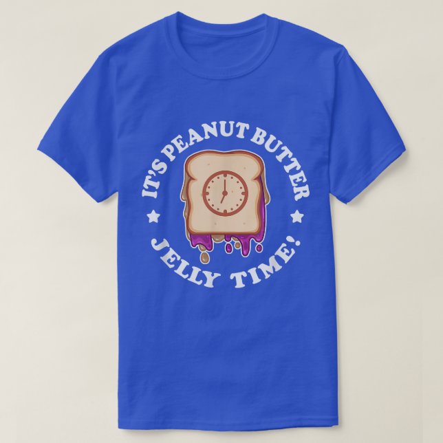 Perfekten Peanut Butter Jelly Time Vibes Match T Shirt (Design framsida)