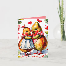 Perfekten Pear: Punny Valentine Card
