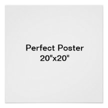Perfekten Poster 20" x 20" (blank)
