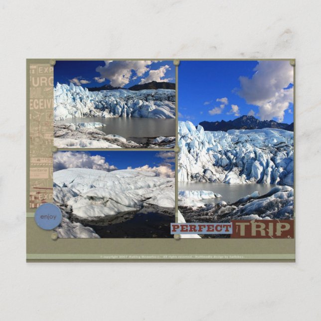 Perfekten Resa Alaska Vykort (Framsida)