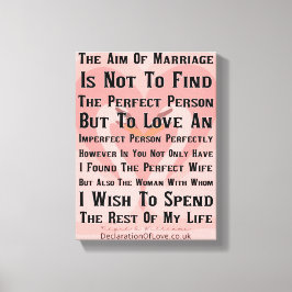 Perfektens fru canvastryck