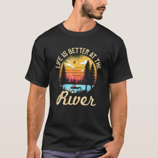 Perfektens kampanjutformning är bättre vid floden t shirt