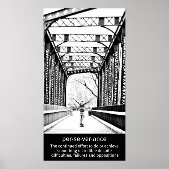 Perfektens långbordsbeständighet poster (Framsidan)