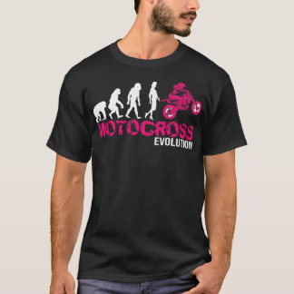 Perfektens utveckling av en Motocross-kvinnlig gåv T Shirt