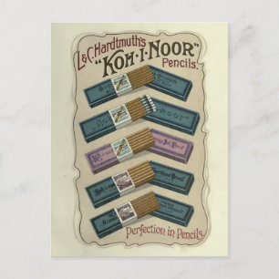 Perfektion i Pencil Koh-I-Noor-vykort Vykort