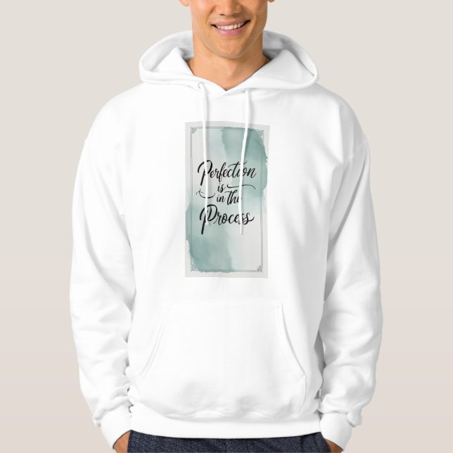 Perfektion ligger i processen hoodie (Framsida)