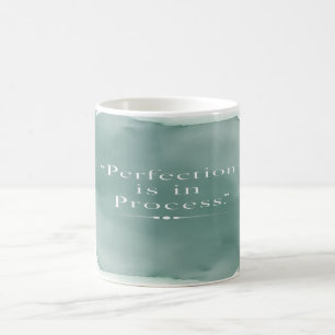 Perfektion ligger i processen kaffemugg